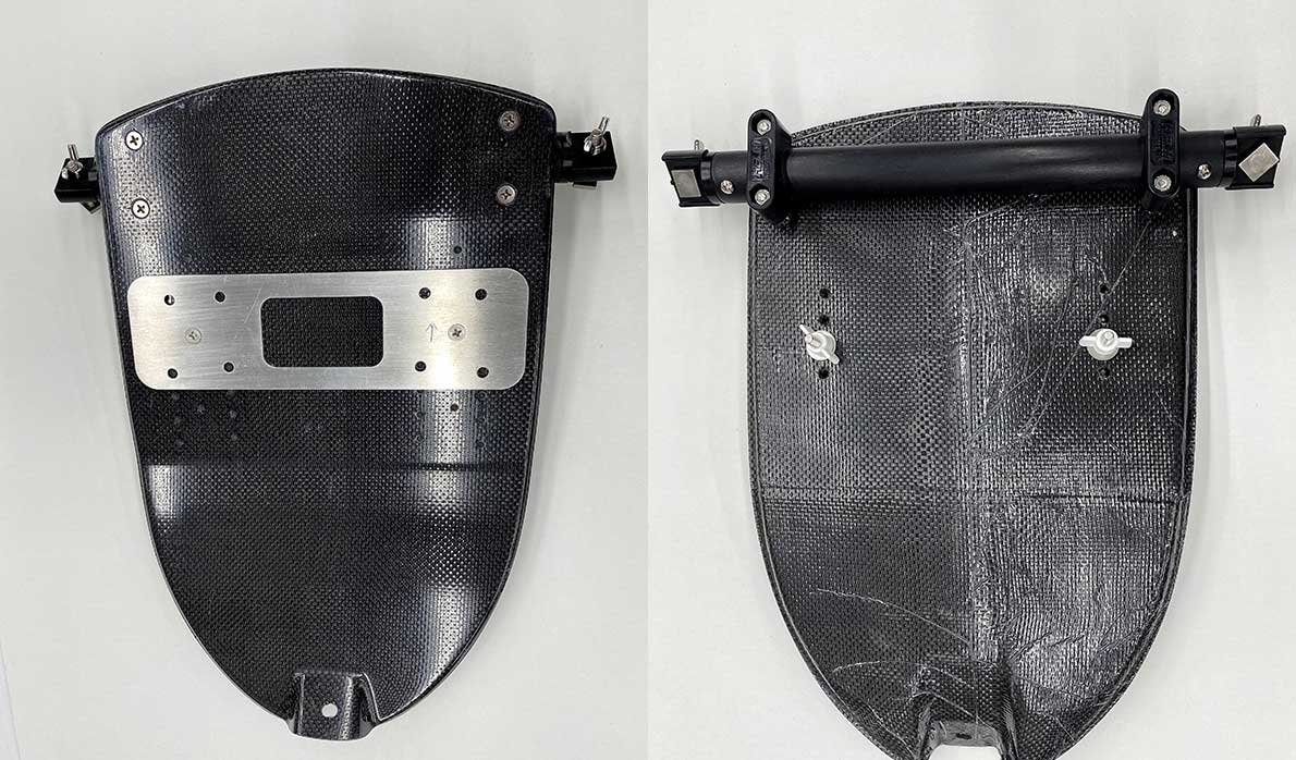 Sole plate front and back